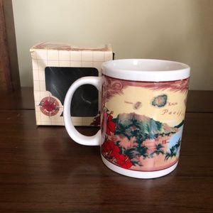 Hawaiian Vintage map coffee mug Island Treasures